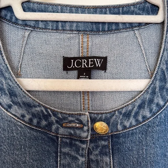 J. Crew Blue Denim Jacket - Picture 4 of 7
